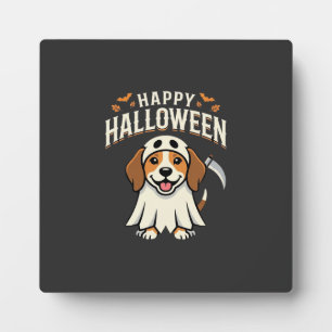 Fröhliches Halloween Beagle Hund Design_1 Fotoplatte