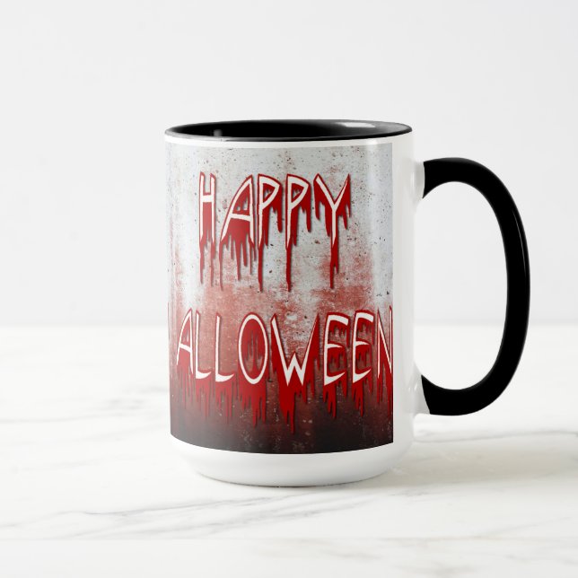 Fröhliches Halloween Blutfest Tasse leidet (Rechts)