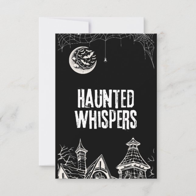 Fröhliches Halloween-Design Dankeskarte (Vorderseite)