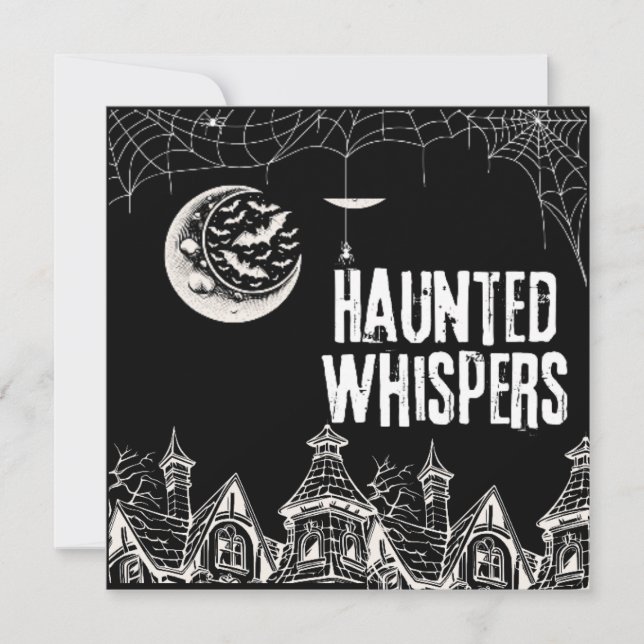 Fröhliches Halloween-Design Einladung (Vorderseite)