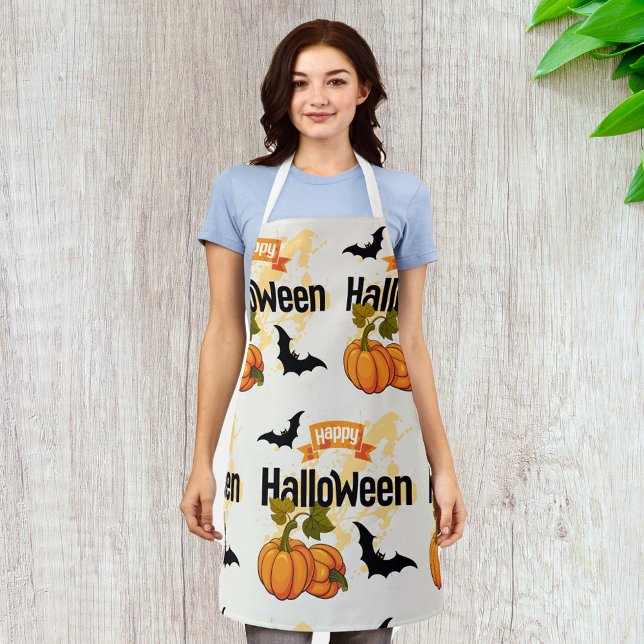 Fröhliches Halloween-Design Schürze (Von Creator hochgeladen)