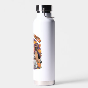 Fröhliches Halloween Deutscher Schäferhund Trinkflasche