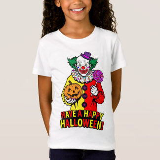 Fröhliches Halloween Freundliches Clown-Design T-Shirt