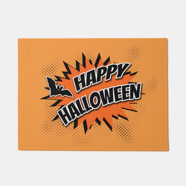 Fröhliches Halloween Fußmatte (Vorderseite)
