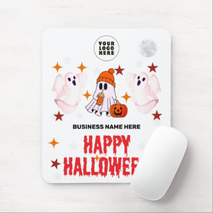 Fröhliches Halloween-Geister-Mauspad – Süßer, maßg Mousepad