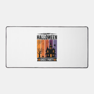 Fröhliches Halloween-Geisterparty-Spookhaus-Shirt  Schreibtischunterlage