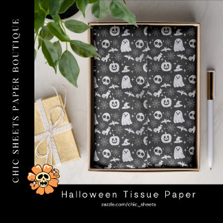 Fröhliches Halloween-Geschenkverpackung-Seidenpapi Seidenpapier