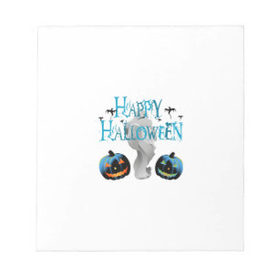 Fröhliches Halloween-Gespenst -Halloween-Kostüm Kü Notizblock