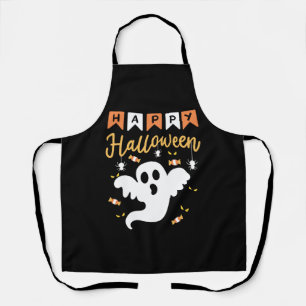 Fröhliches Halloween-Gespenst Halloween-Kostüm Schürze