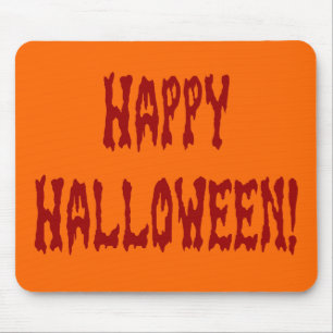 Fröhliches Halloween Gore Text Mousepad