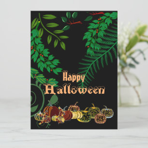 Fröhliches Halloween Gruselige Dunkle Nacht Leucht