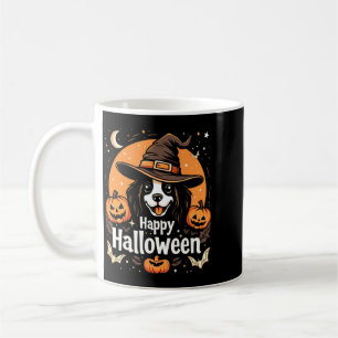 Fröhliches Halloween Hund Langarm Kaffeetasse