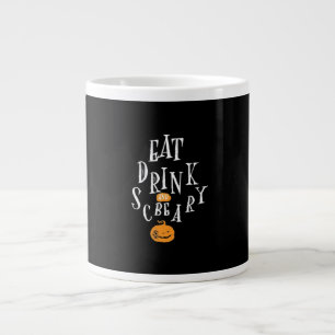 Fröhliches Halloween Iss Trinke Und Sei Gruselig T Jumbo-Tasse