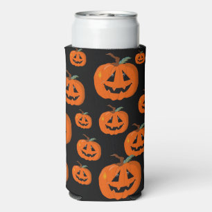 Fröhliches Halloween Jack O Lantern Illustrative K Selters Dosenkühler