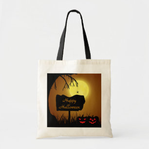 Fröhliches Halloween Jack O Lantern Kürbisse - Tot Tragetasche