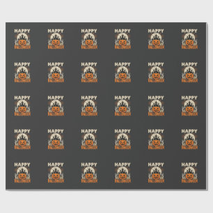 Fröhliches Halloween Jack O Lantern Verzaubertes S Geschenkpapier