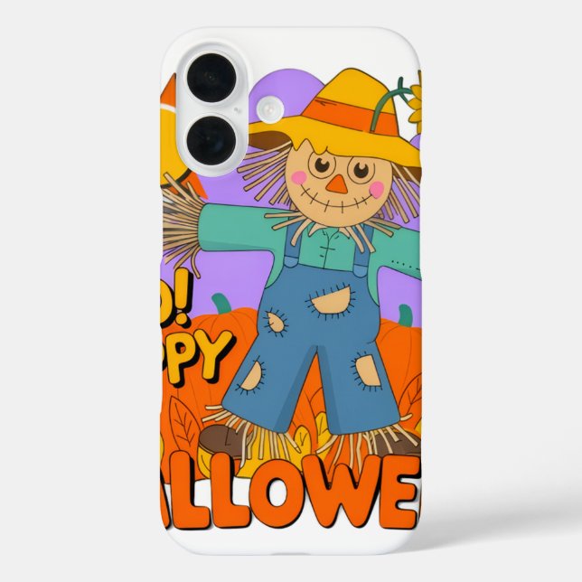 Fröhliches Halloween Junge  iPhone 16 Hülle (Rückseite)