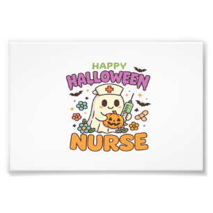 Fröhliches Halloween-Krankenschwester-Shirt  Cute  Fotodruck