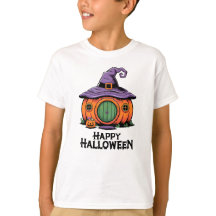 Fröhliches Halloween Kürbisländchen & Hexenhutdach