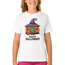 Fröhliches Halloween Kürbisländchen & Hexenhuthaus