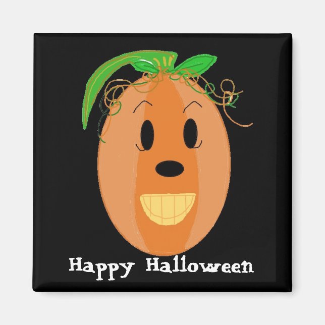 Fröhliches Halloween Magnet (Vorne)