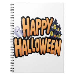 Fröhliches Halloween Notizblock