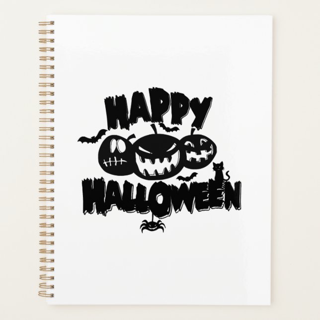 Fröhliches Halloween Planer (Vorderseite)