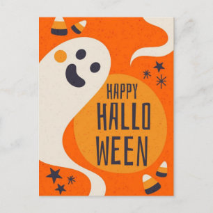 Fröhliches Halloween Postkarte