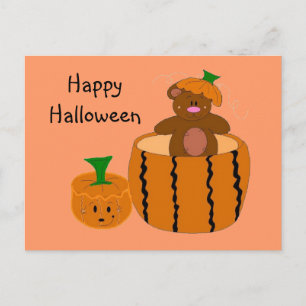 Fröhliches Halloween Postkarte