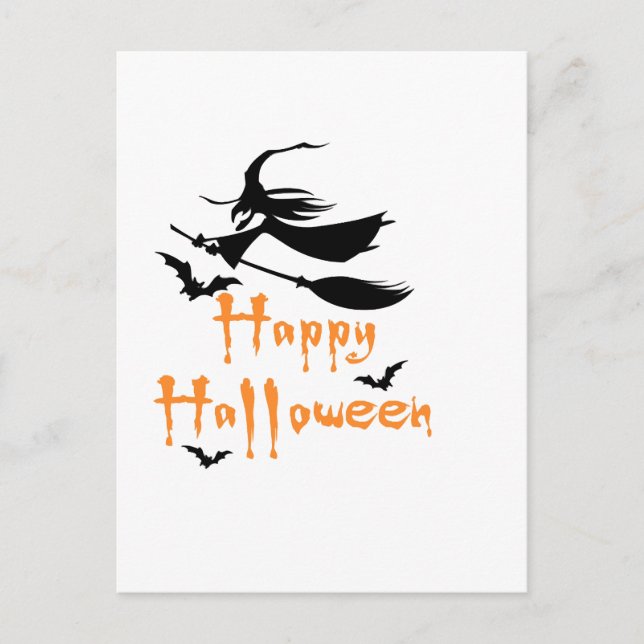 Fröhliches Halloween Postkarte (Vorderseite)