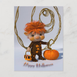 Fröhliches Halloween Postkarte