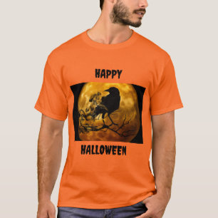 Fröhliches Halloween Raben T-Shirt