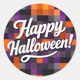 Fröhliches Halloween Runder Aufkleber