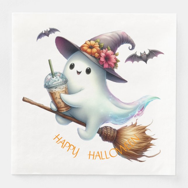 Fröhliches Halloween Serviette (Vorderseite)