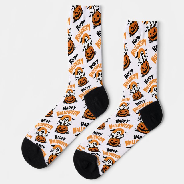Fröhliches Halloween Socken (Linkes Detail)