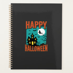 Fröhliches Halloween Spukhaus Hexen Design Planer