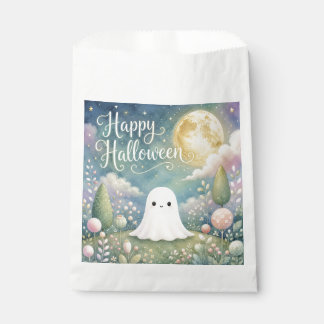 Fröhliches Halloween Süßer Geist Pastellgarten Geschenktütchen