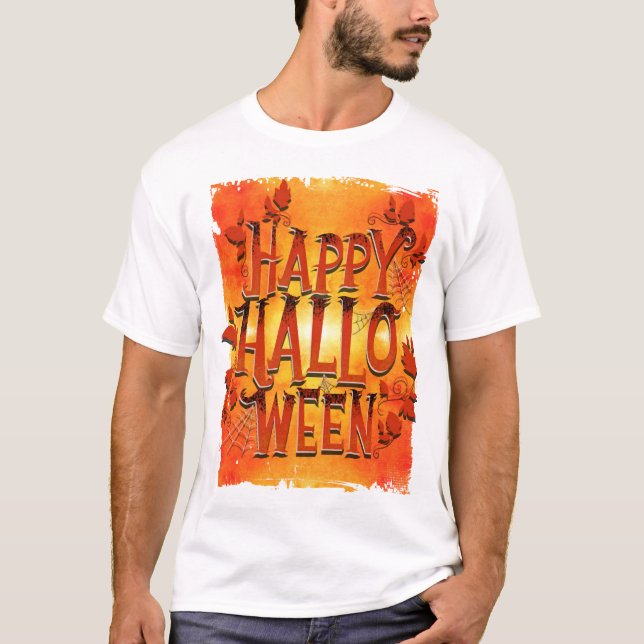 Fröhliches Halloween T-Shirt (Vorderseite)