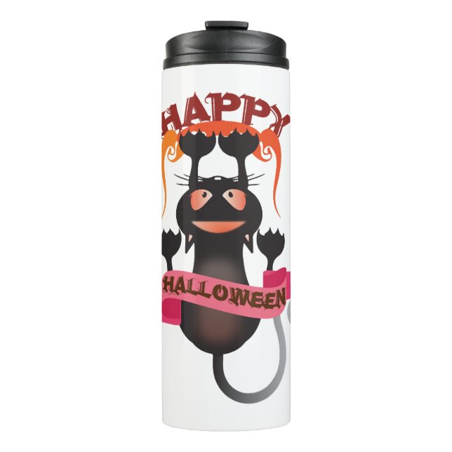 Fröhliches Halloween Thermosbecher (Vorderseite)