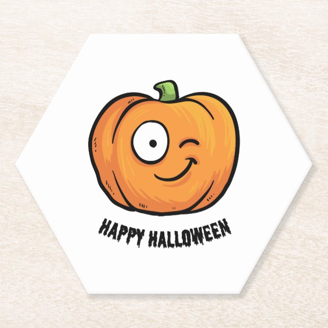 Fröhliches Halloween Untersetzer (Vorderseite)