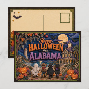 Fröhliches Halloween von Alabama-Kids Postkarte