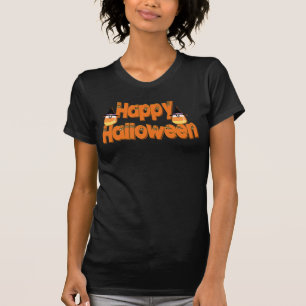 Fröhliches Halloween Whimsical Text T-Shirt