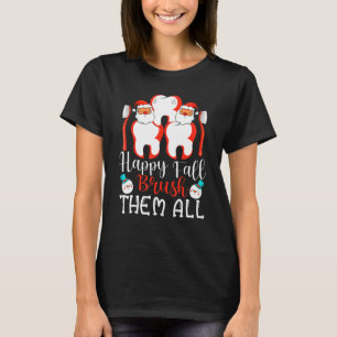 Fröhliches Herbst-Zähneputzen-aller-Zahnarzt-Team T-Shirt