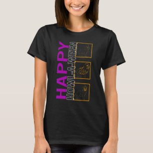 Fröhliches Heulen Ein Ween Halloween Golden Retrie T-Shirt