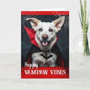 Fröhliches Howl-oween mit Vampir-Vampaw-Vibes Karte