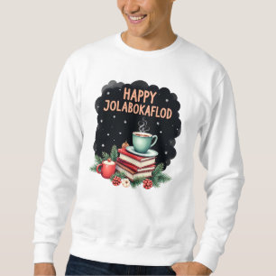 Fröhliches Jolabokaflod-Familienfeier-Geschenk Sweatshirt