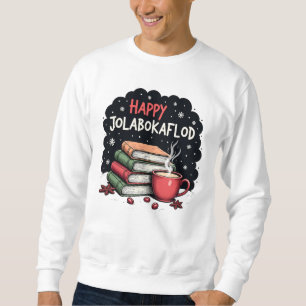 Fröhliches Jolabokaflod-Familienfeier-Geschenk Sweatshirt