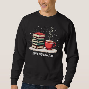 Fröhliches Jolabokaflod-Familienfeier-Geschenk Sweatshirt
