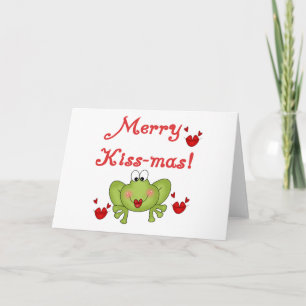 Fröhliches Kissmas Feiertagskarte