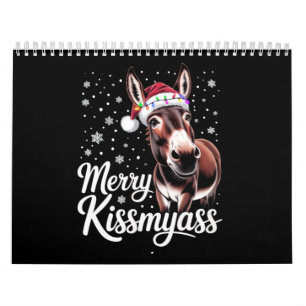 Fröhliches Kissmyass Esel Sarkastisches Weihnachte Kalender